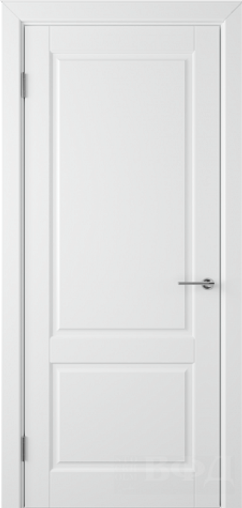 Межкомнатная дверь Доррен 58ДГ0 белая эмаль 